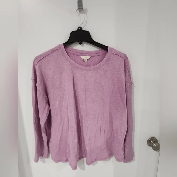 Terra & Sky Light Purple Long Sleeve Top - Picture 1 of 4